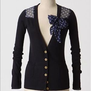 EUC Vintage Anthropologie Breezy Polkas Cardigan